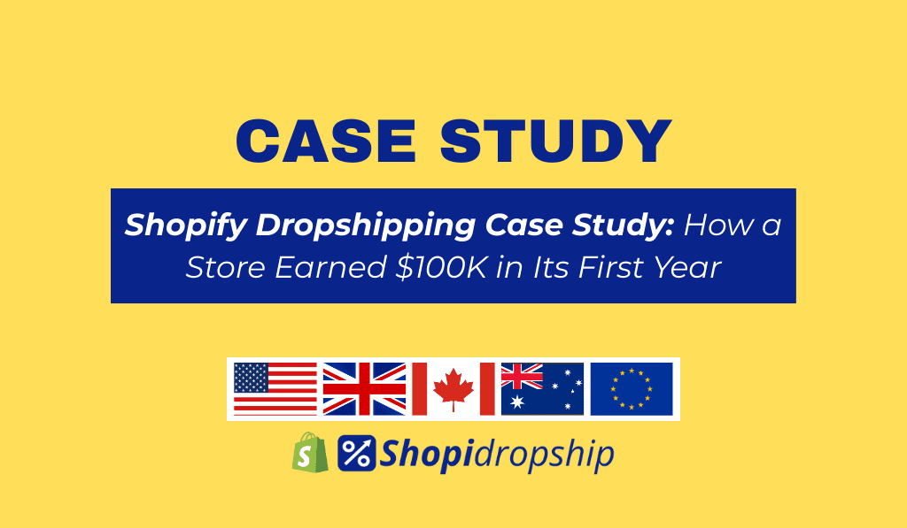 Entrepreneur analyzing Shopify dashboard with $100K revenue milestone.